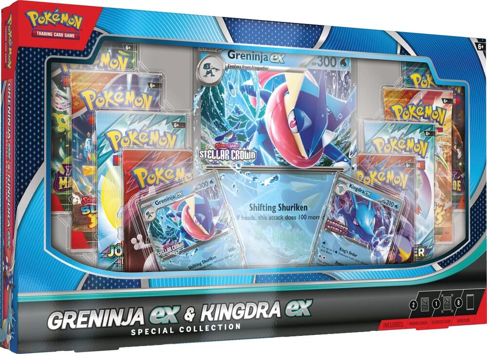 Greninja EX & Kingdra EX Special Collection Box - Miscellaneous