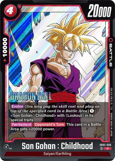 Son Gohan : Childhood - SB02-006 card