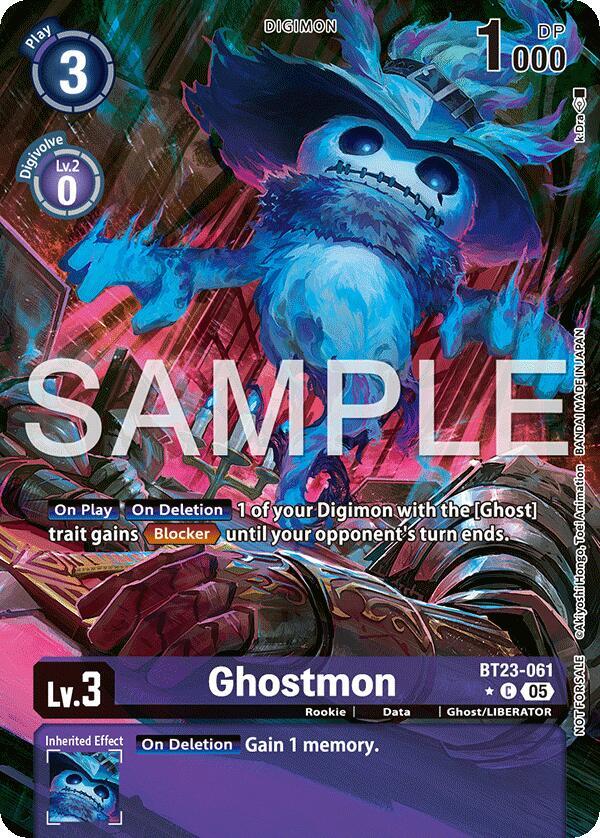 Ghostmon Hackers Slumber Box Promotion Pack digimon card