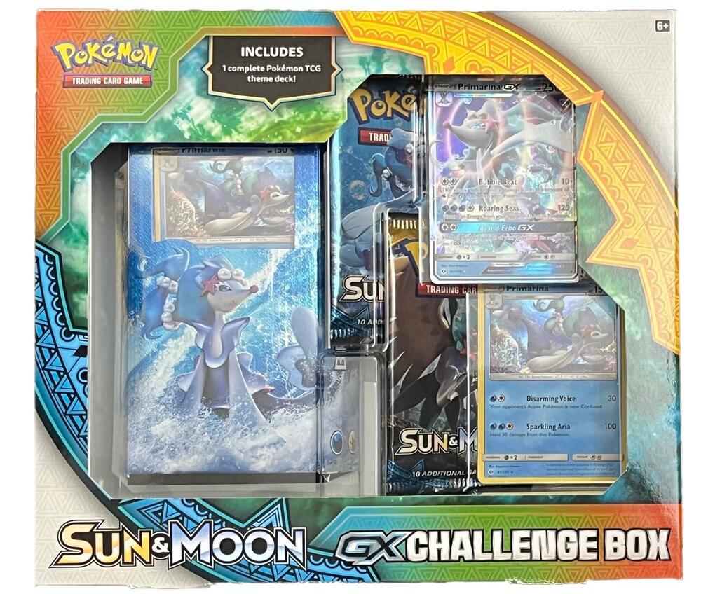Sun & Moon GX Challenge Box [Primarina] - SM Base Set - Pokemon