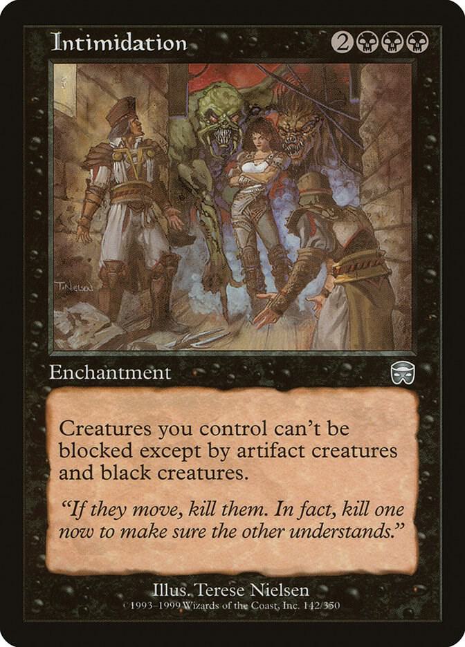 Intimidation - Mercadian Masques - Magic: The Gathering - TCGplayer.com