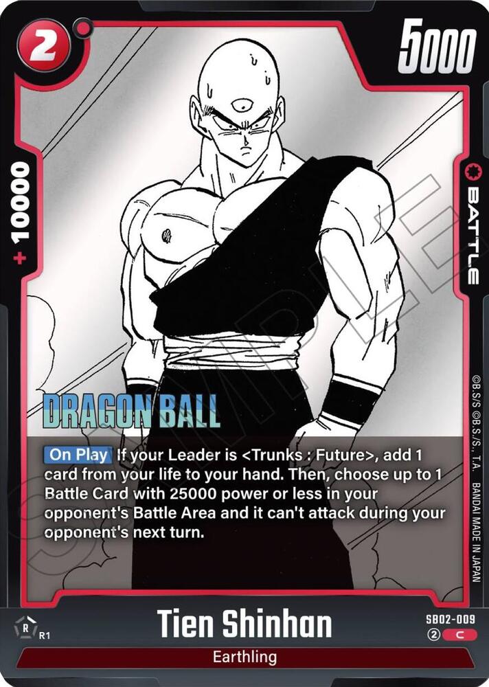 Shinページ Tien Shinhan - FB06-032 (Alternate Art) - Rivals Clash - Dragon