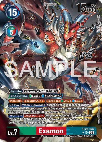 Examon (Alternate Art) card