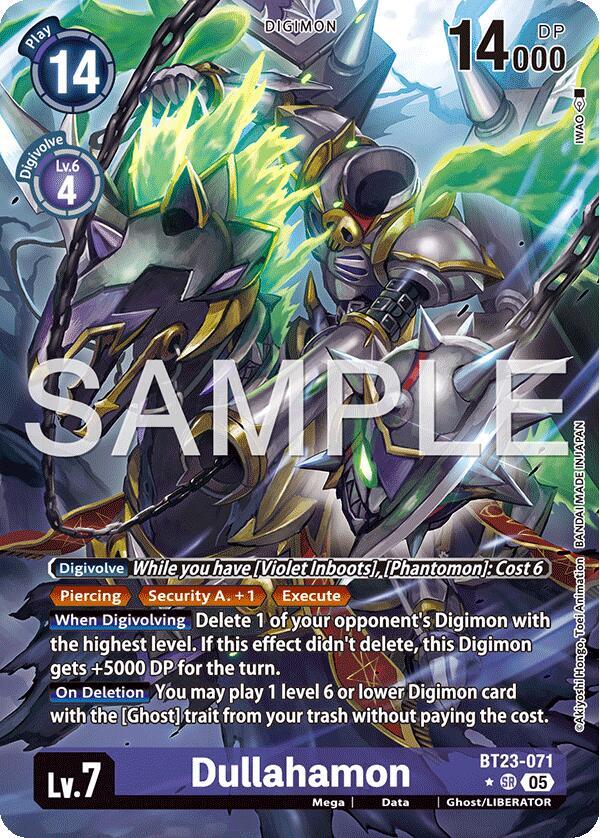 Dullahamon Alternate Art digimon card