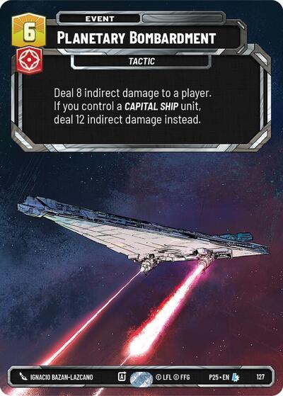 Planetary Bombardment Sector and Regional Promos: Season 1 card price