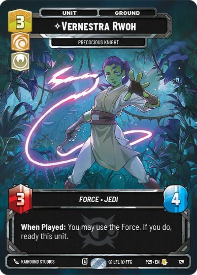 Vernestra Rwoh - Precocious Knight Sector and Regional Promos: Season 1 card price