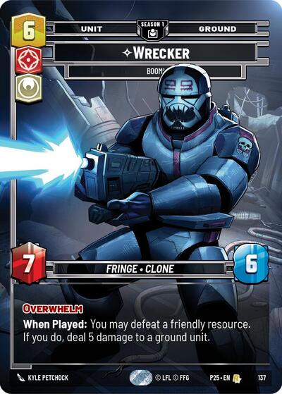 Wrecker - Boom! (137) Sector and Regional Promos: Season 1 card price