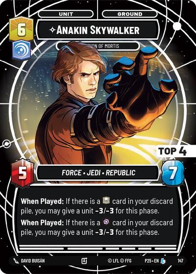 Anakin Skywalker Champion of Mortis Top 4