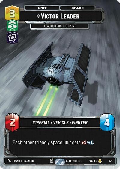 Victor Leader - Leading from the Front Sector and Regional Promos: Season 1 Rare Star Wars Unlimited card — value and price