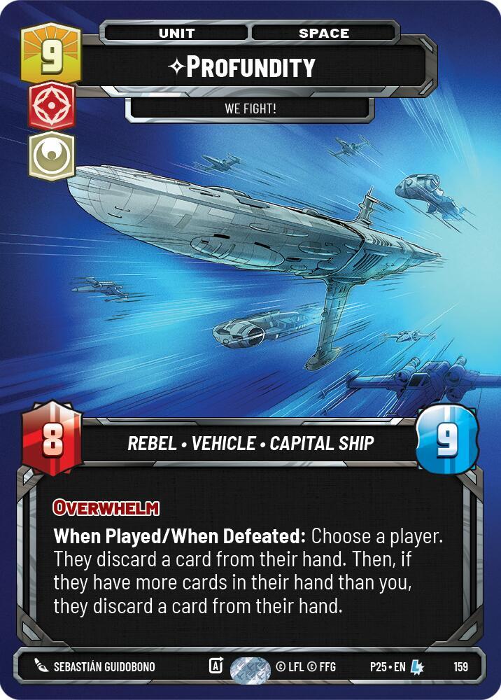 Profundity 159 card