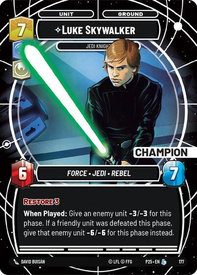 Luke Skywalker Jedi Knight Champion
