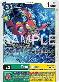 Tentomon - Hackers' Slumber Release Event Cards - Digimon card