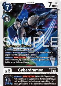 Cyberdramon - Hackers' Slumber Release Event Cards - Digimon card