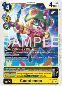 Coordemon - Hackers' Slumber Release Event Cards - Digimon card