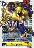 Sakuyamon - Hackers' Slumber Release Event Cards - Digimon Card