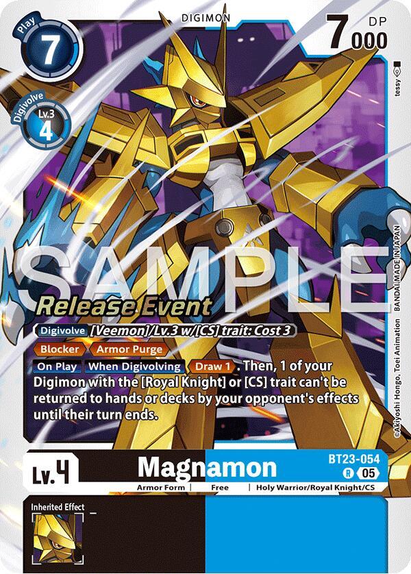 Magnamon - Hackers' Slumber Release Event Cards - Digimon Card