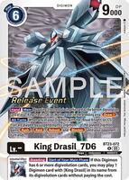 King Drasil_7D6 - Hackers' Slumber Release Event Cards - Digimon