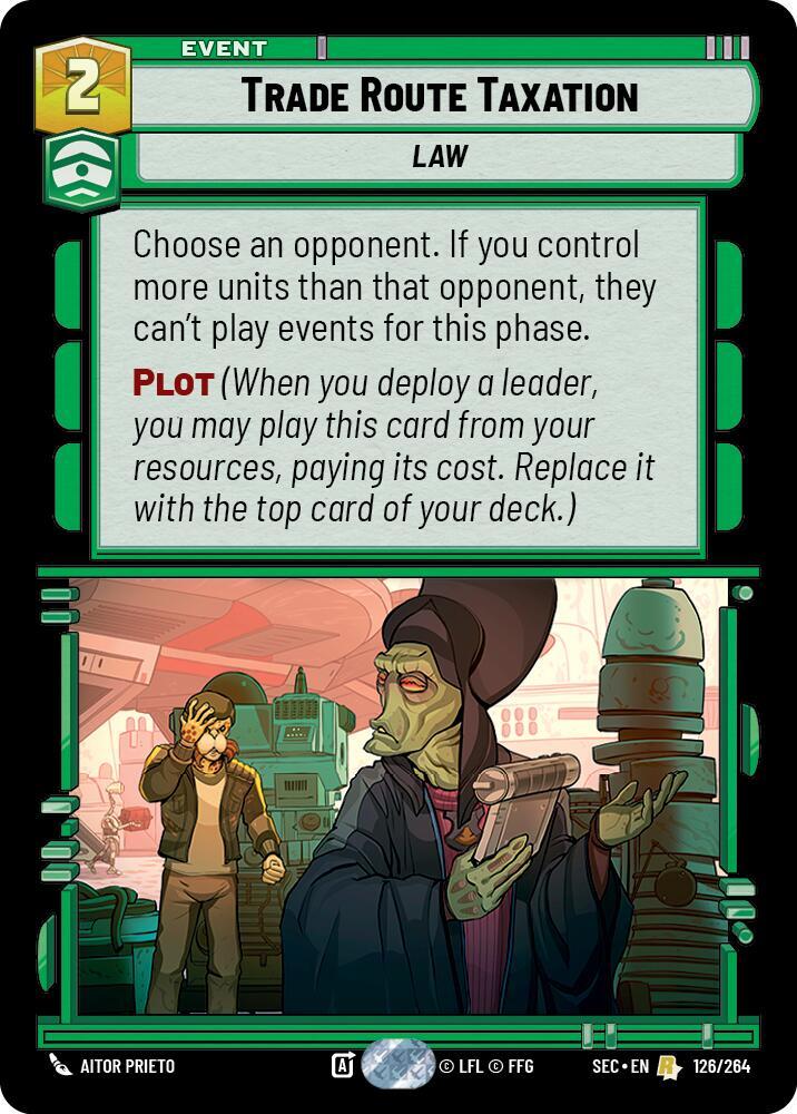 Trade Route Taxation 126/264 card
