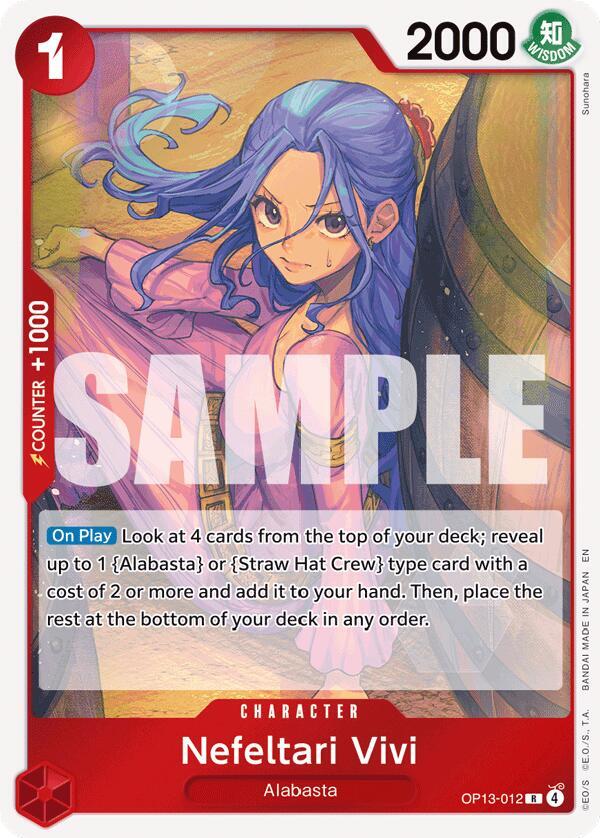 Nefeltari Vivi - Carrying On His Will - One Piece Card Game