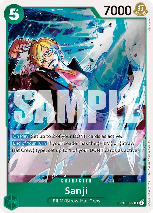 Sanji - Carrying On His Will - One Piece Card Game - TCGplayer.com