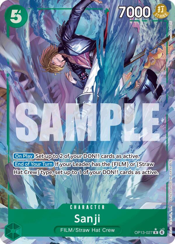 Sanji Alternate Art onepiece card