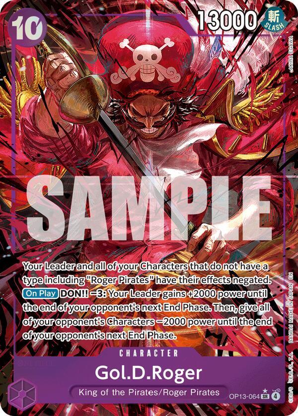 GolDRoger 064 Alternate Art onepiece card