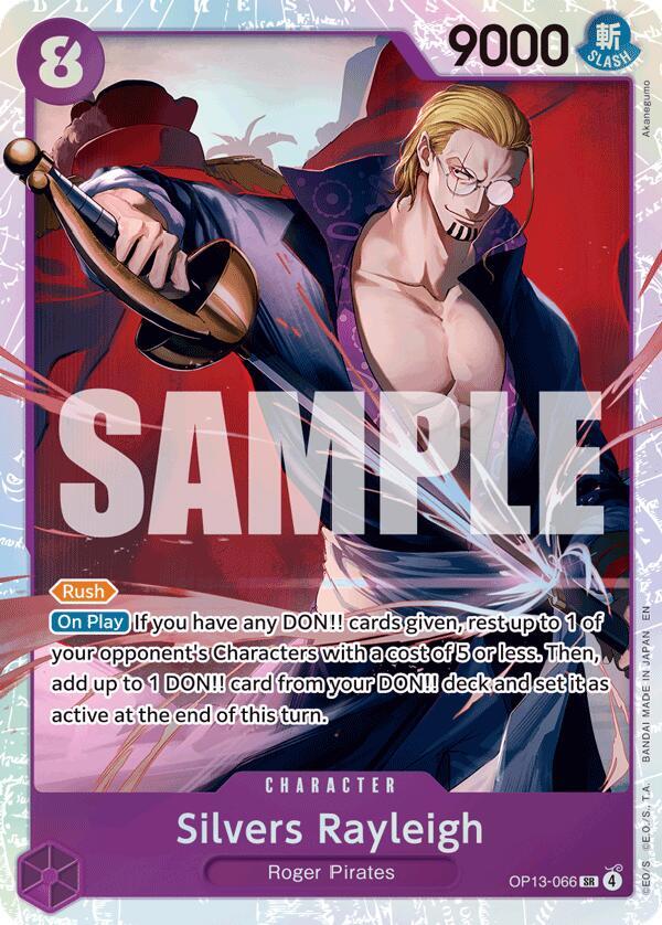 Silvers Rayleigh - Carrying On His Will - One Piece Card Game