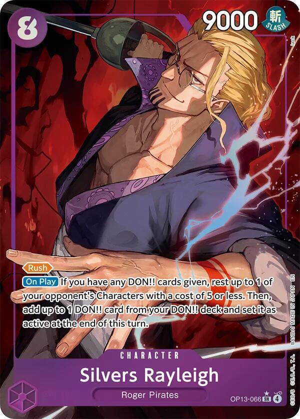 Silvers Rayleigh Alternate Art onepiece card