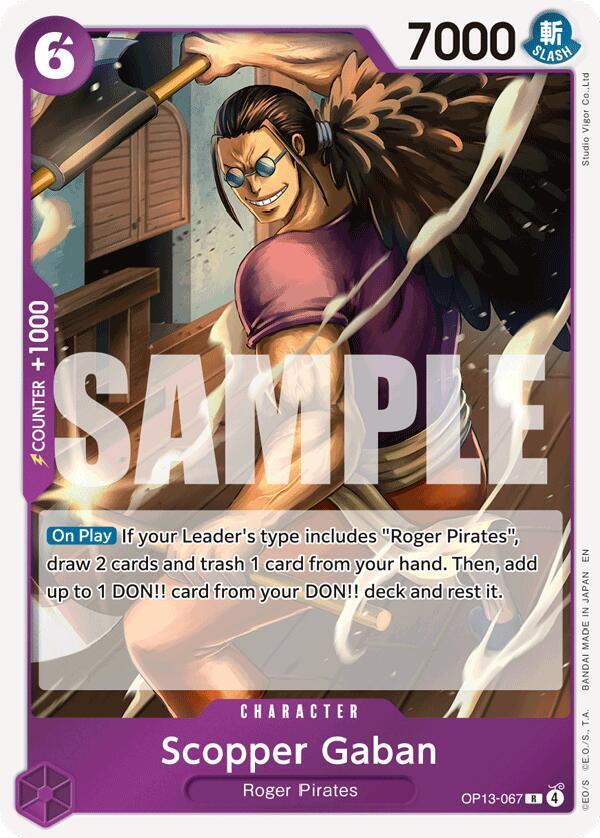 Scopper Gaban onepiece card