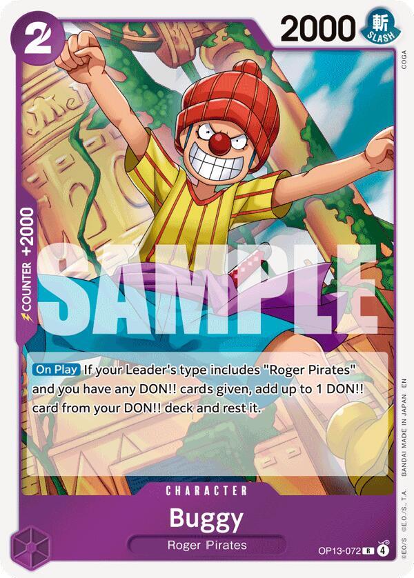 Buggy onepiece card