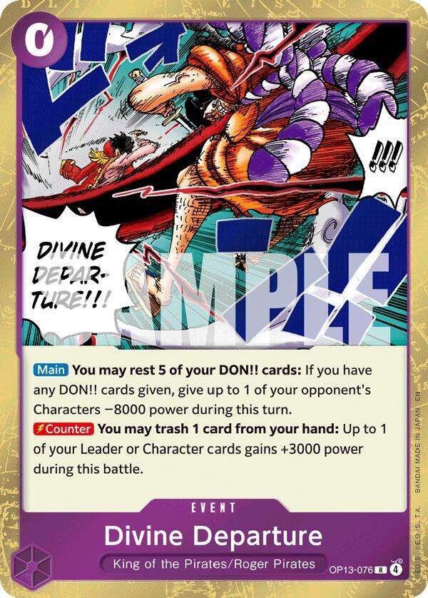 Divine Departure - Carrying On His Will - One Piece Card Game