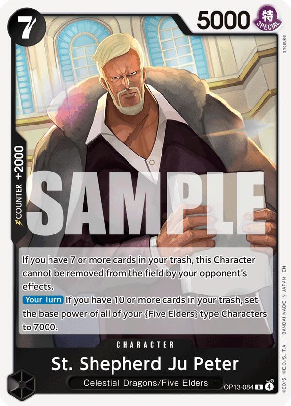 St. Shepherd Ju Peter - Carrying On His Will - One Piece Card Game