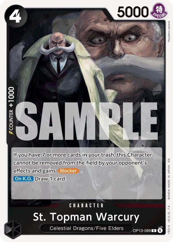 St Topman Warcury Carrying On His Will One Piece Card Game St Topman Warcury Carrying On His Will One Piece Card Game