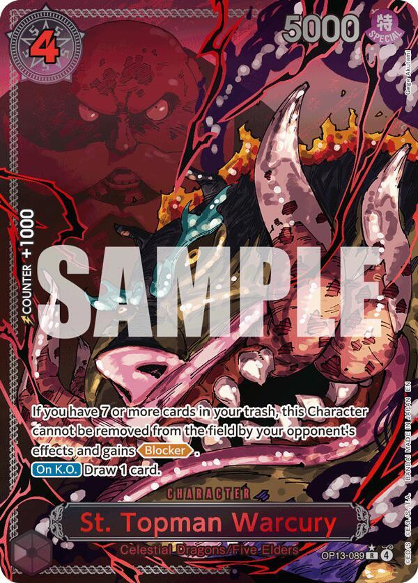 St Topman Warcury Parallel onepiece card