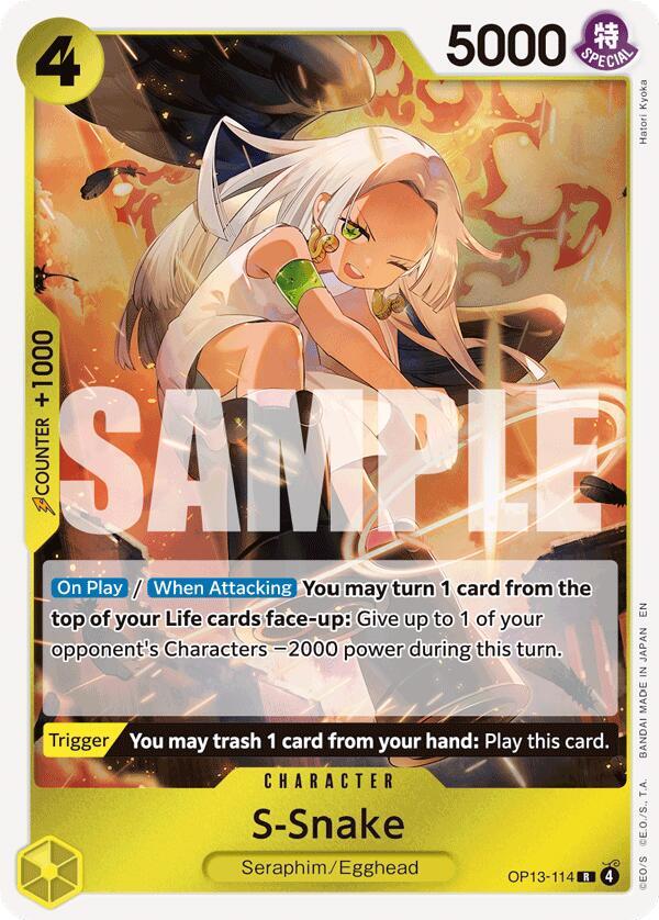 S-Snake - Carrying On His Will - One Piece Card Game - TCGplayer.com