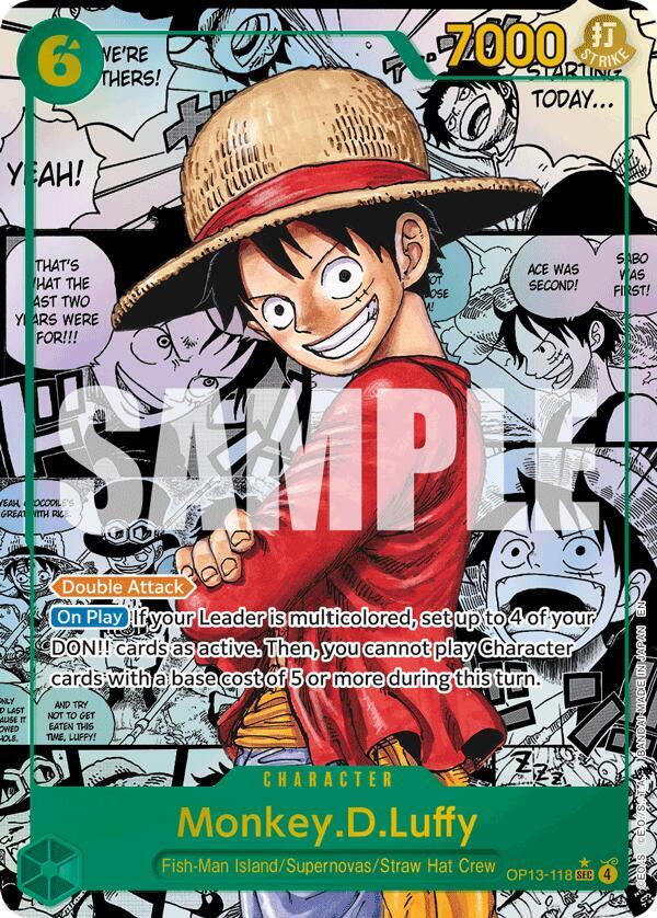 Monkey.D.Luffy (118) (Super Alternate Art) - Carrying On His Will