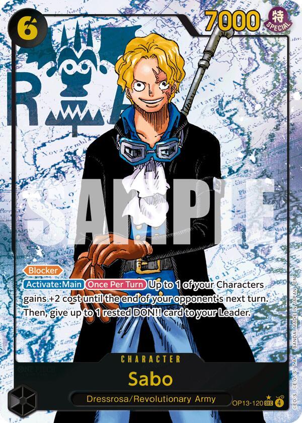 Sabo (120) (Parallel) - Carrying On His Will - One Piece Card Game