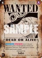 Sabo (120) (Wanted Poster) - Carrying On His Will - One Piece Card
