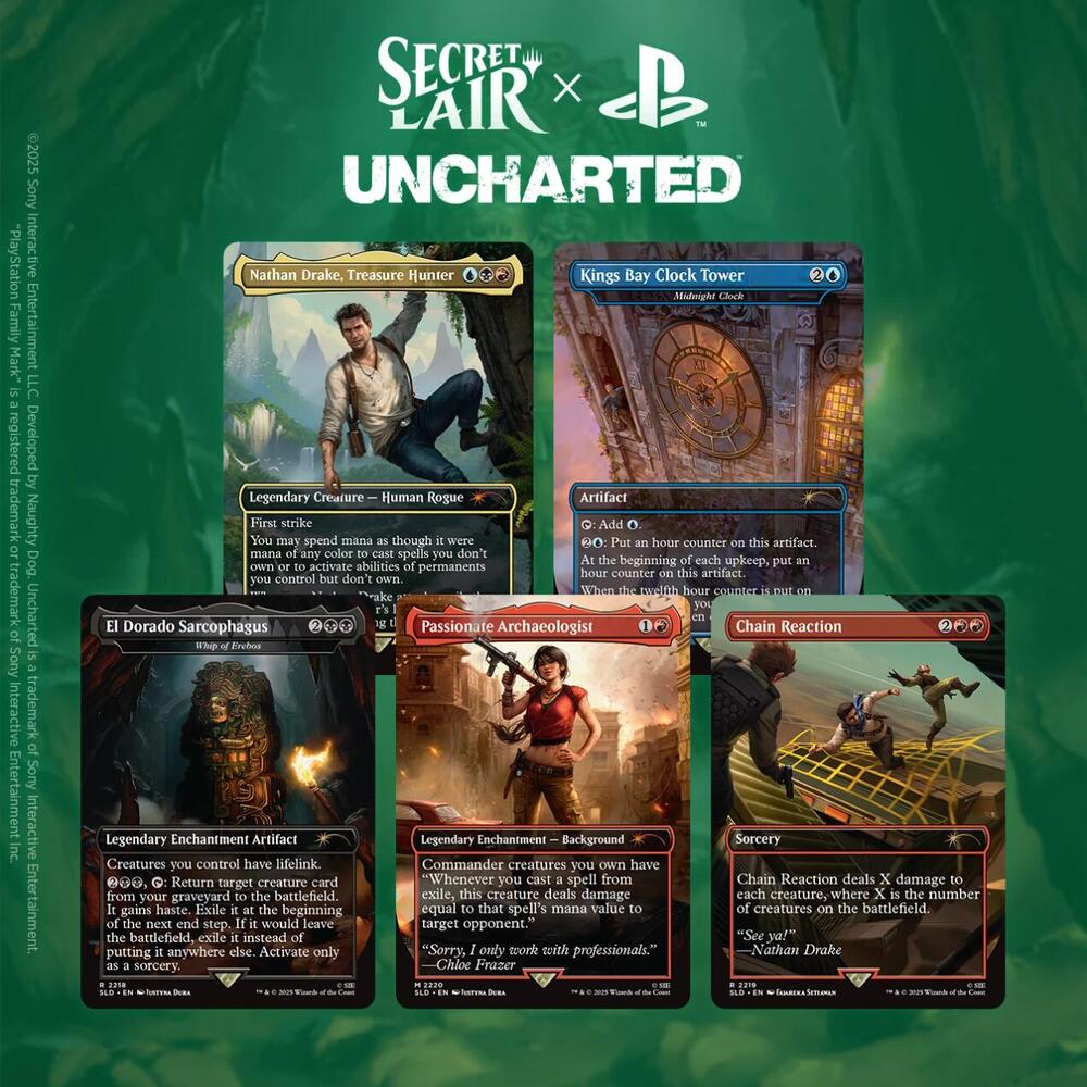 Secret Lair x Uncharted - Non-Foil Edition - Secret Lair Drop