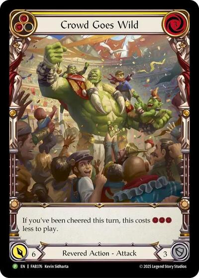 Crowd Goes Wild - FAB376 card