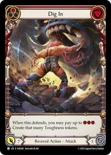 Dig In (Red) - FAB384 card