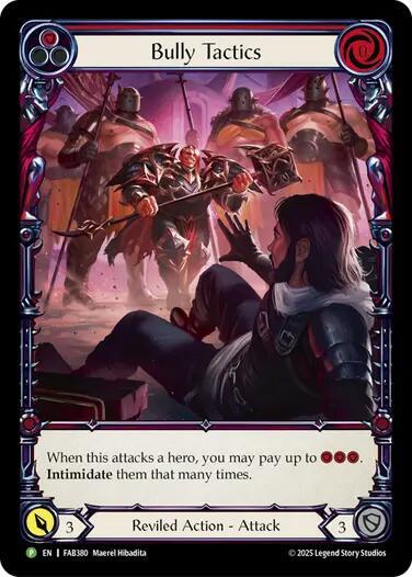 Bully Tactics - FAB380 Flesh and Blood: Promo Cards card price