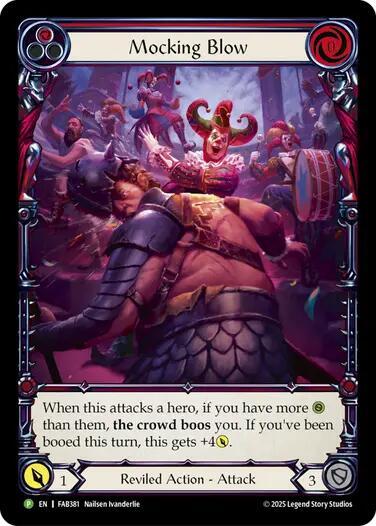 Mocking Blow (Red) - FAB381 card