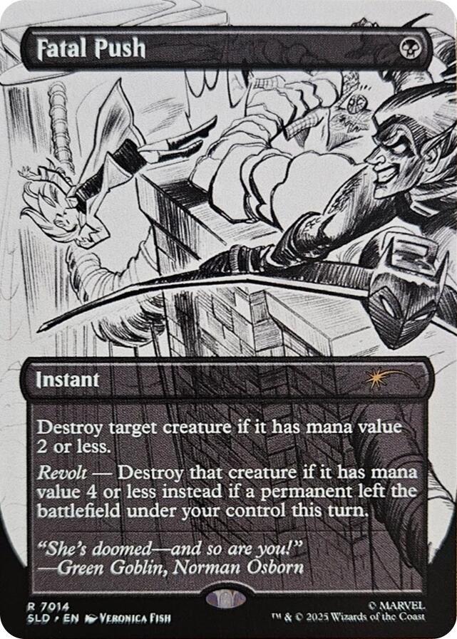 Fatal Push (7014) - Secret Lair Drop Series - Magic: The Gathering