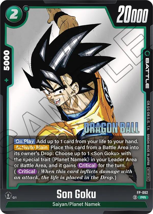 Son Goku - FP-062 - Fusion World Promotion Cards and Packs