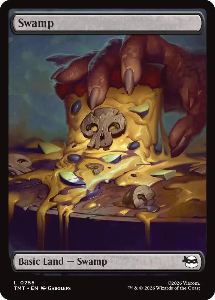 Swamp (0255) - Teenage Mutant Ninja Turtles - Magic: The Gathering