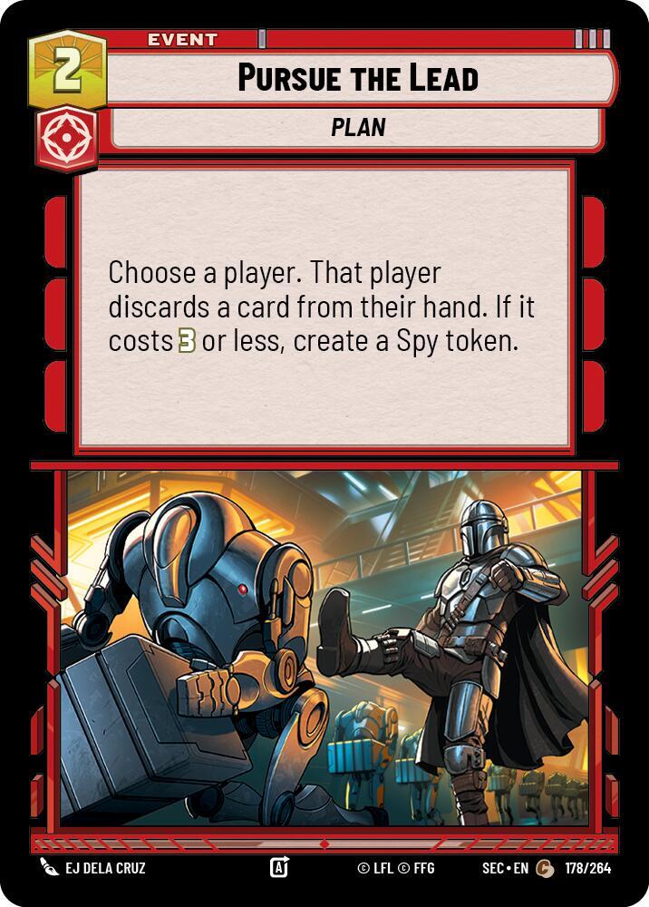Pursue the Lead - Secrets of Power - Star Wars: Unlimited