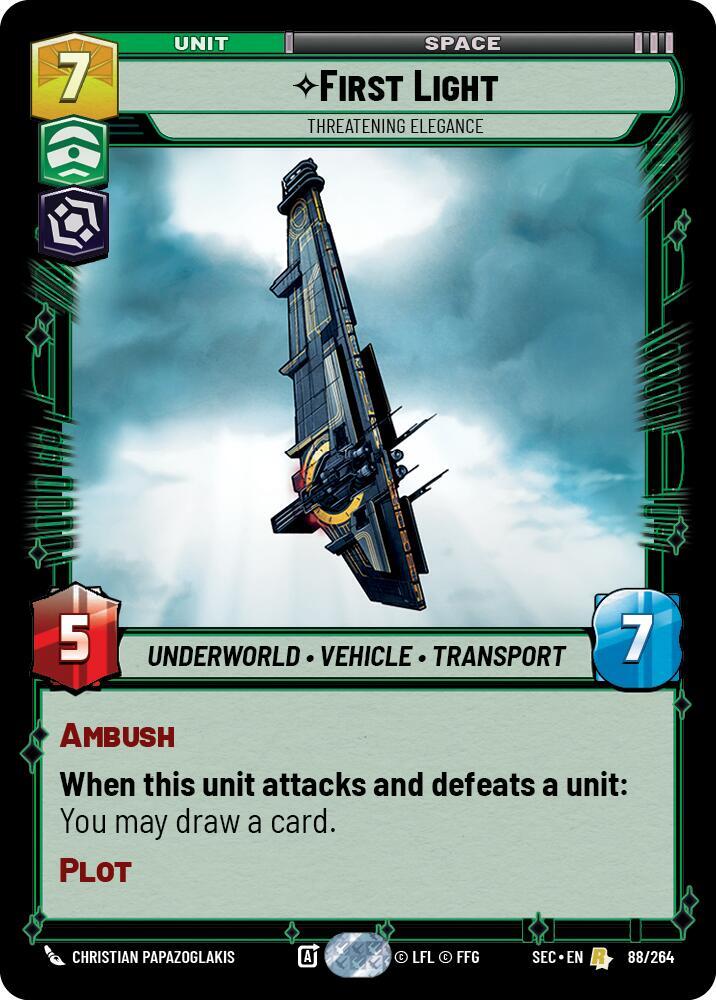 First Light - Threatening Elegance - Secrets of Power - Star Wars