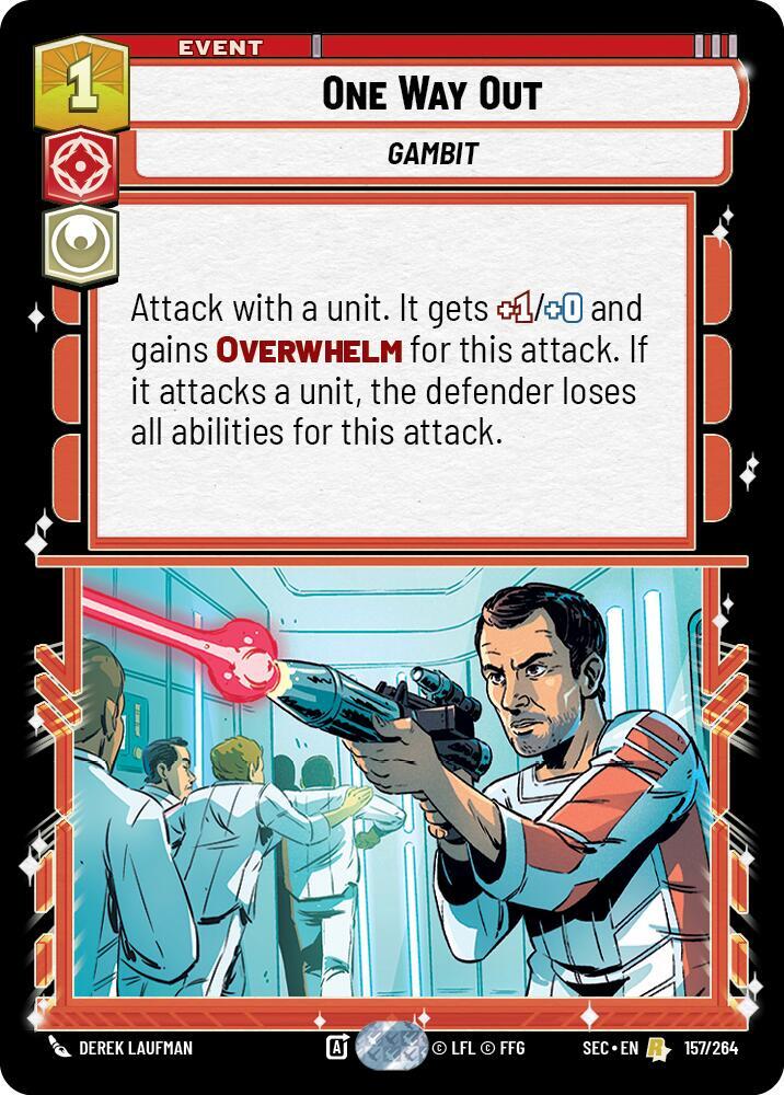 One Way Out 157/264 card