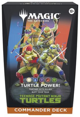 Teenage Mutant Ninja Turtles Commander Deck - Turtle Power! - Commander: Teenage Mutant Ninja Turtles - Magic: The Gathering